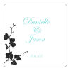 Summer Orchid Square Wedding Coaster